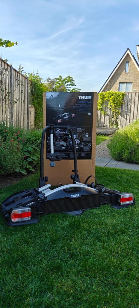 Thule VeloCompact 925 Trekhaak fietsendrager voor 2 fietsen, Brede banden, Ophalen of Verzenden, Zo goed als nieuw, 2 fietsen
