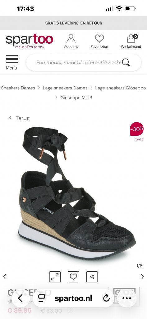 Leuke sandalen van Gioseppo, Gioseppo, Blauw, Nieuw, Sandalen of Muiltjes
