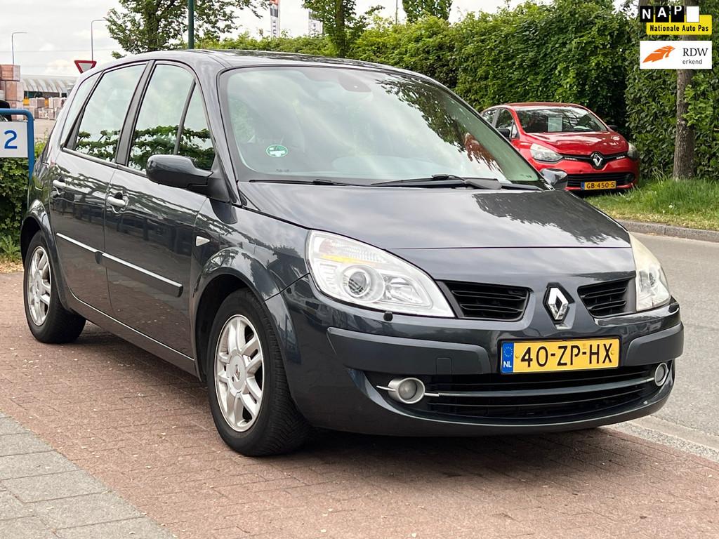 Renault Scénic 2.0 Tech Line * APK 7-2027 *, 1998 cc, 135 pk, 4 cilinders, Leder en Stof