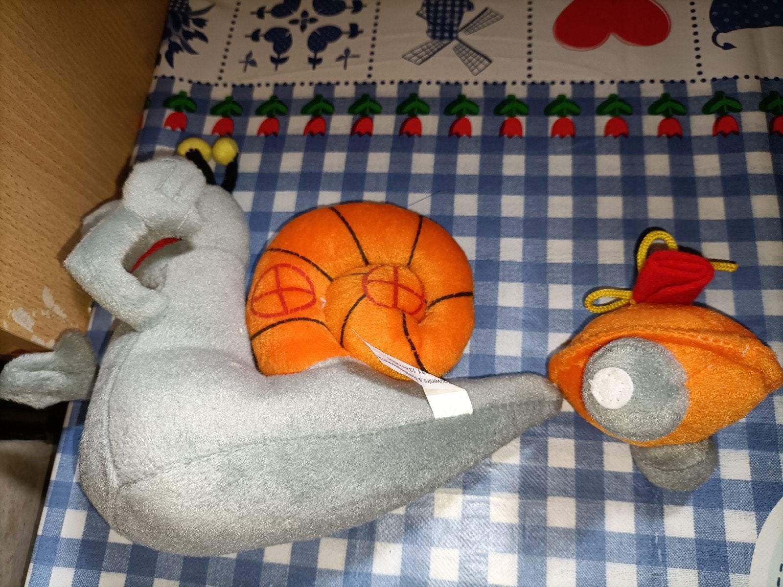 Camping la Colline Derabais België slak met caravan vintage, Kinderen en Baby's, Speelgoed | Knuffels en Pluche, Ophalen of Verzenden