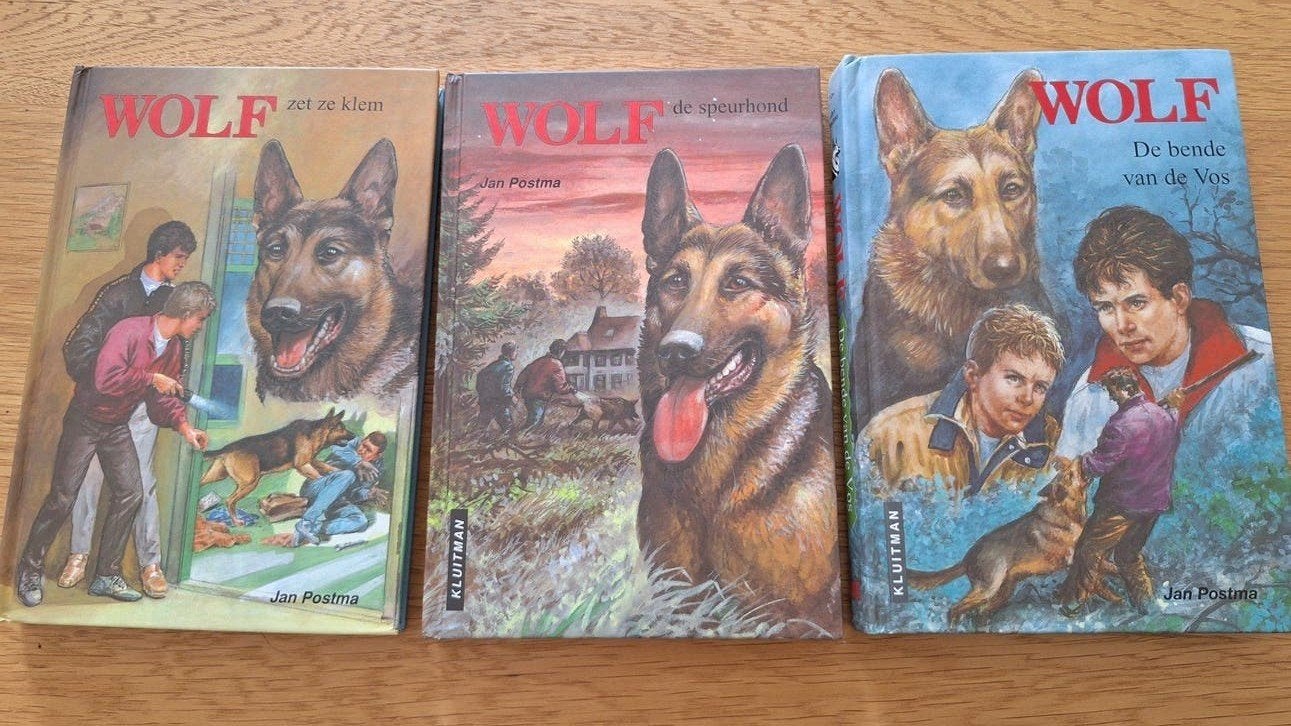 3 Wolf boeken van Jan Postma - Kluiman, Ophalen of Verzenden, Gelezen, Jan Postma, Fictie algemeen