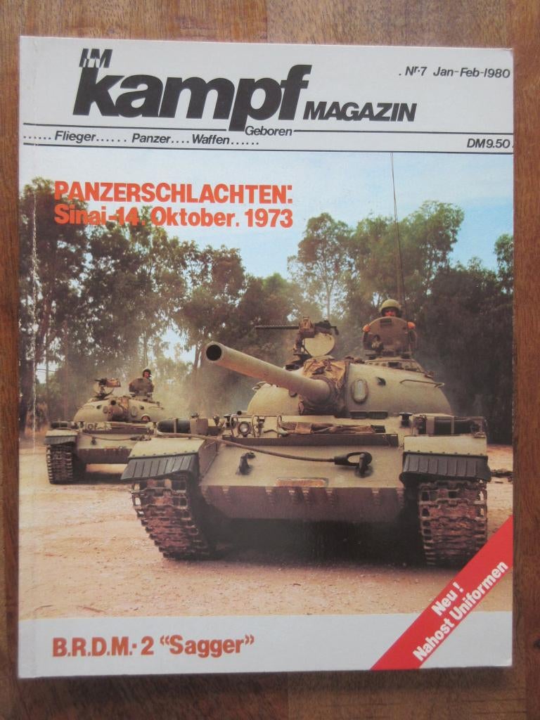 Kampf Magazin Panzerschlachten Sinai 1973, Ophalen of Verzenden, 1945 tot heden, Gelezen, Overige onderwerpen