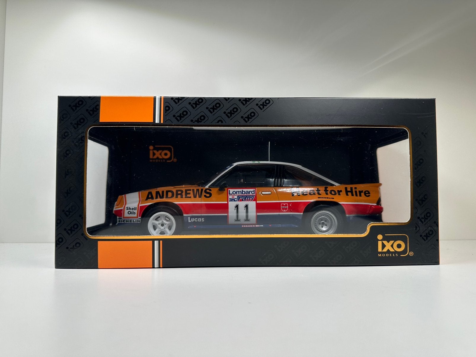 IXO 1:18 OPEL MANTA 400 BROOKES LOMBARD RAC RALLY 1985 NIEUW, Hobby en Vrije tijd, Modelauto's | 1:18, Ophalen of Verzenden, Nieuw