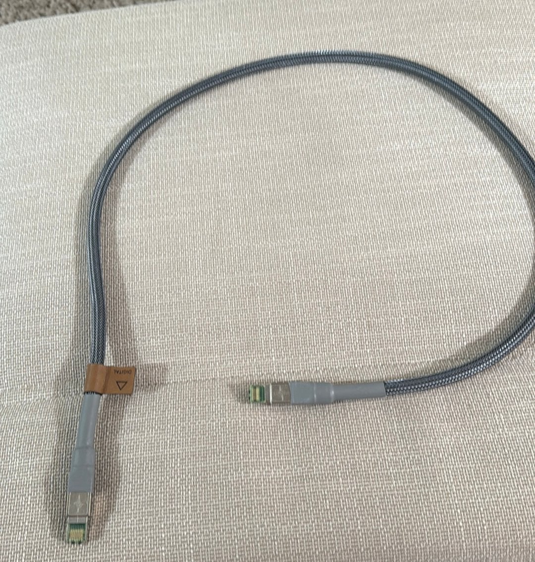 Purecable Optimus audio Lan netwerkkabel 1 meter, Audio, Tv en Foto, Ophalen of Verzenden, Zo goed als nieuw, Minder dan 2 meter