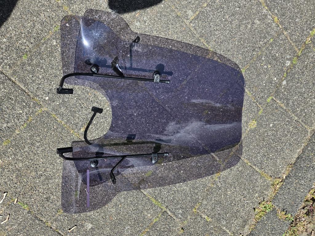 Sym Fiddle 2 windscherm smoke, Verzenden, Zo goed als nieuw, Overige typen