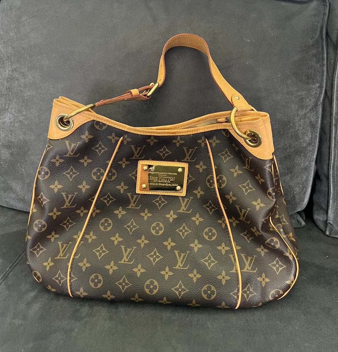 Louis Vuitton Galliera GM tas, Ophalen of Verzenden, Zo goed als nieuw, Bruin, Handtas
