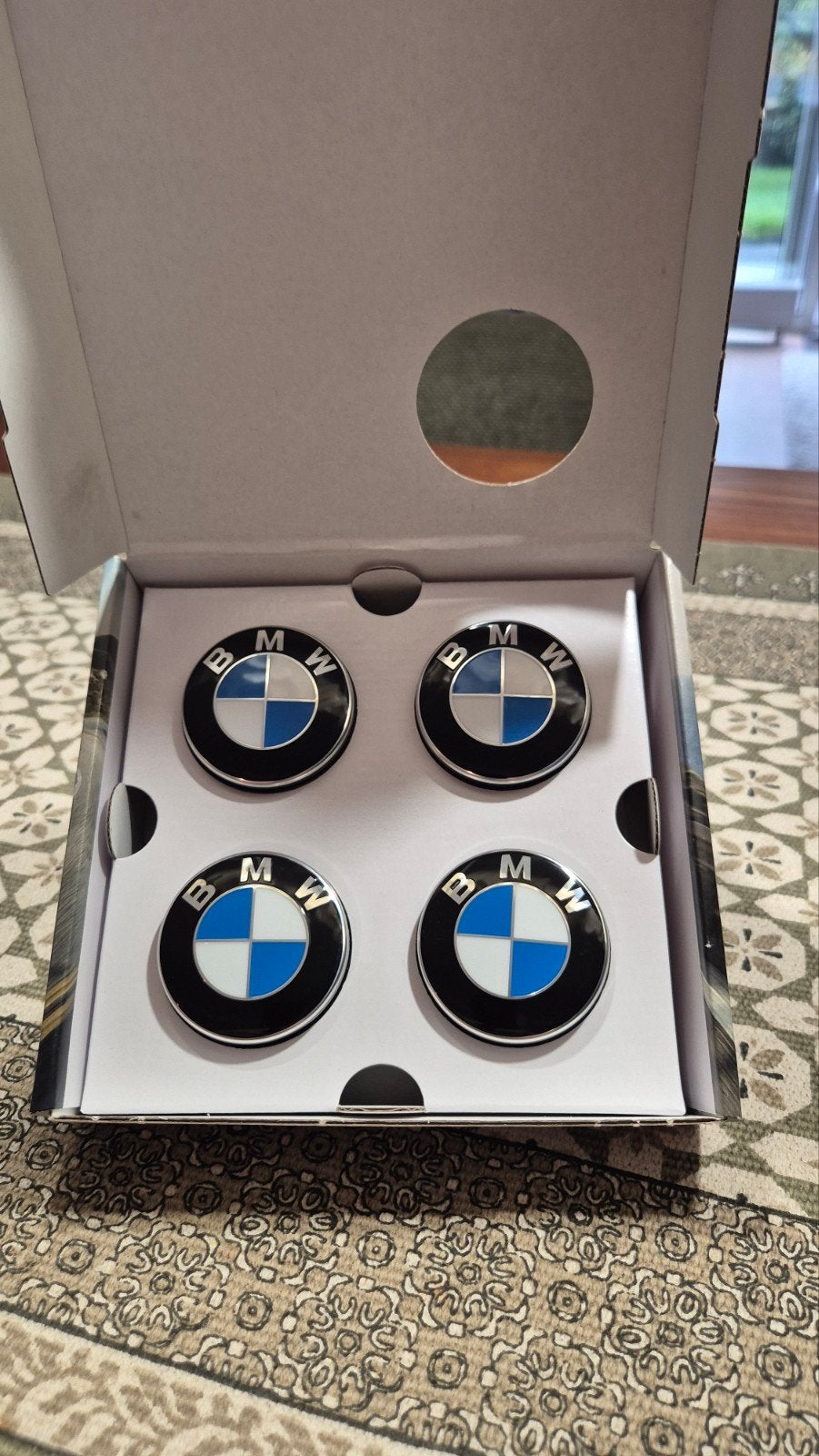 BMW zwevende naafdoppen 56MM OEM, Ophalen of Verzenden, Zo goed als nieuw