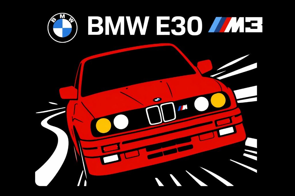 BMW E30 M3 lightbox | Mancave | Garage LED bord, Verzenden, Nieuw, Auto's