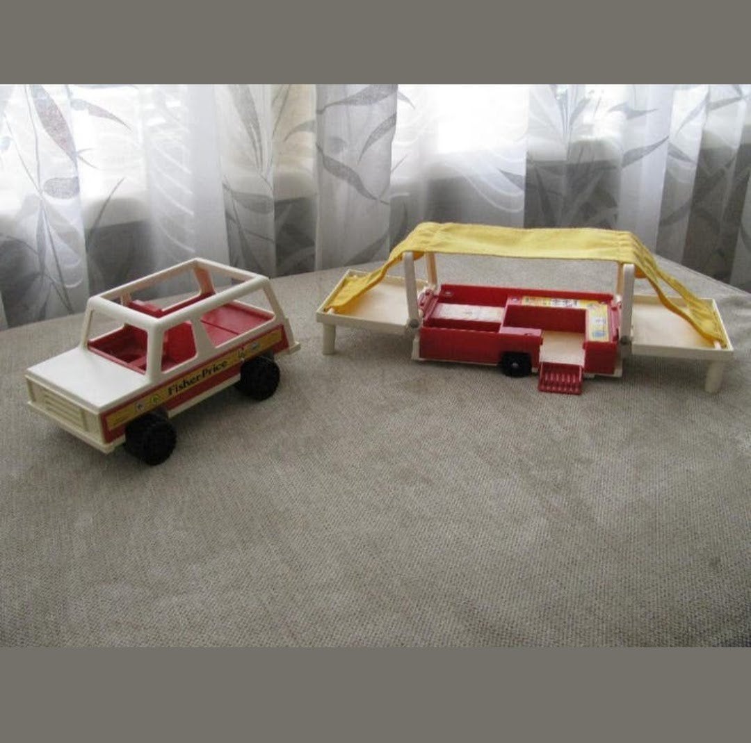 Fisher price speelgoed uit 1979 nette mooie set incompleet, Verzamelen, Speelgoed, Ophalen, Gebruikt