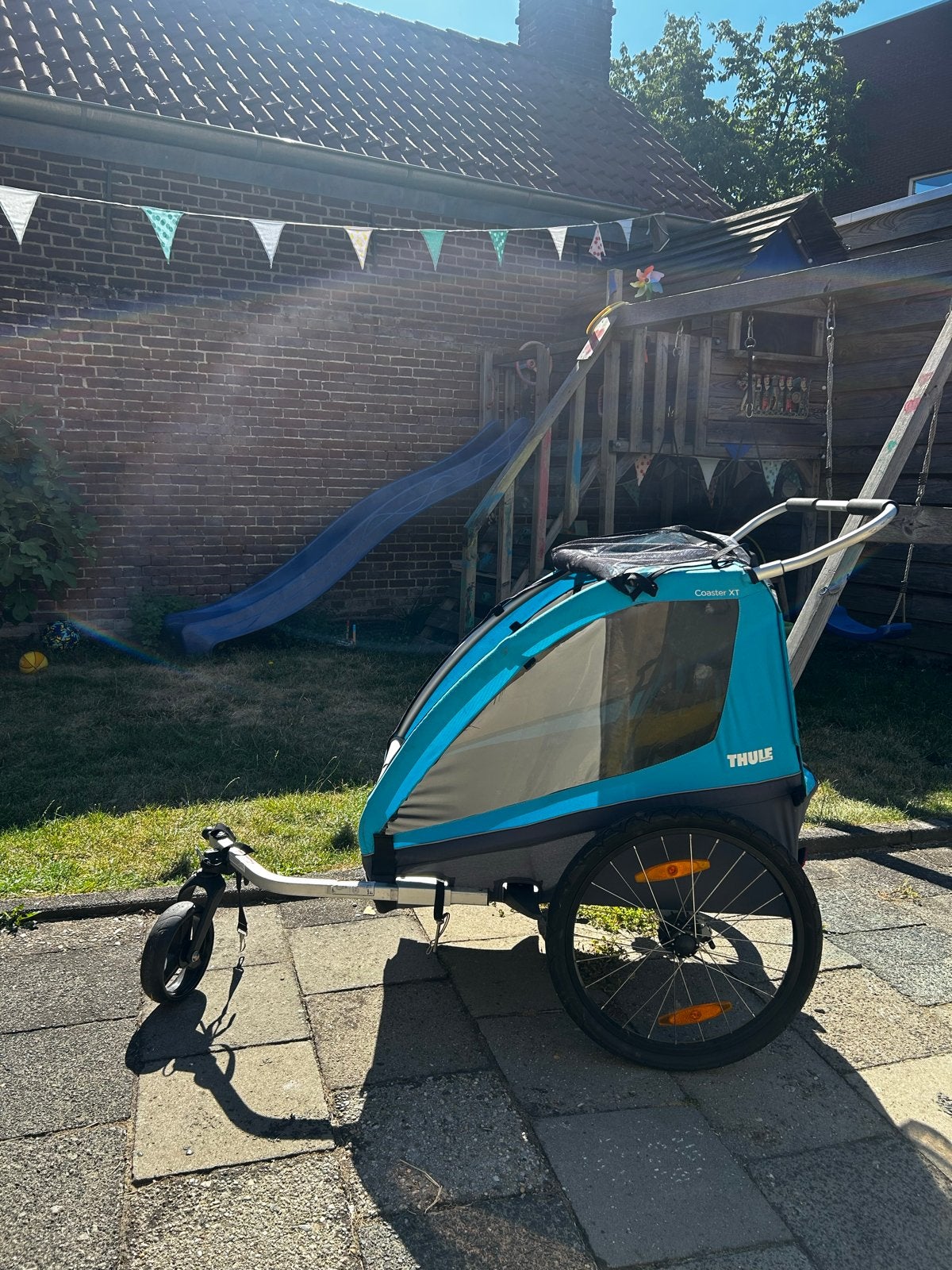 Thule Coaster XT Kinderkar/Fietskar, Ophalen, Gebruikt, Opvouwbaar, Kinderkar