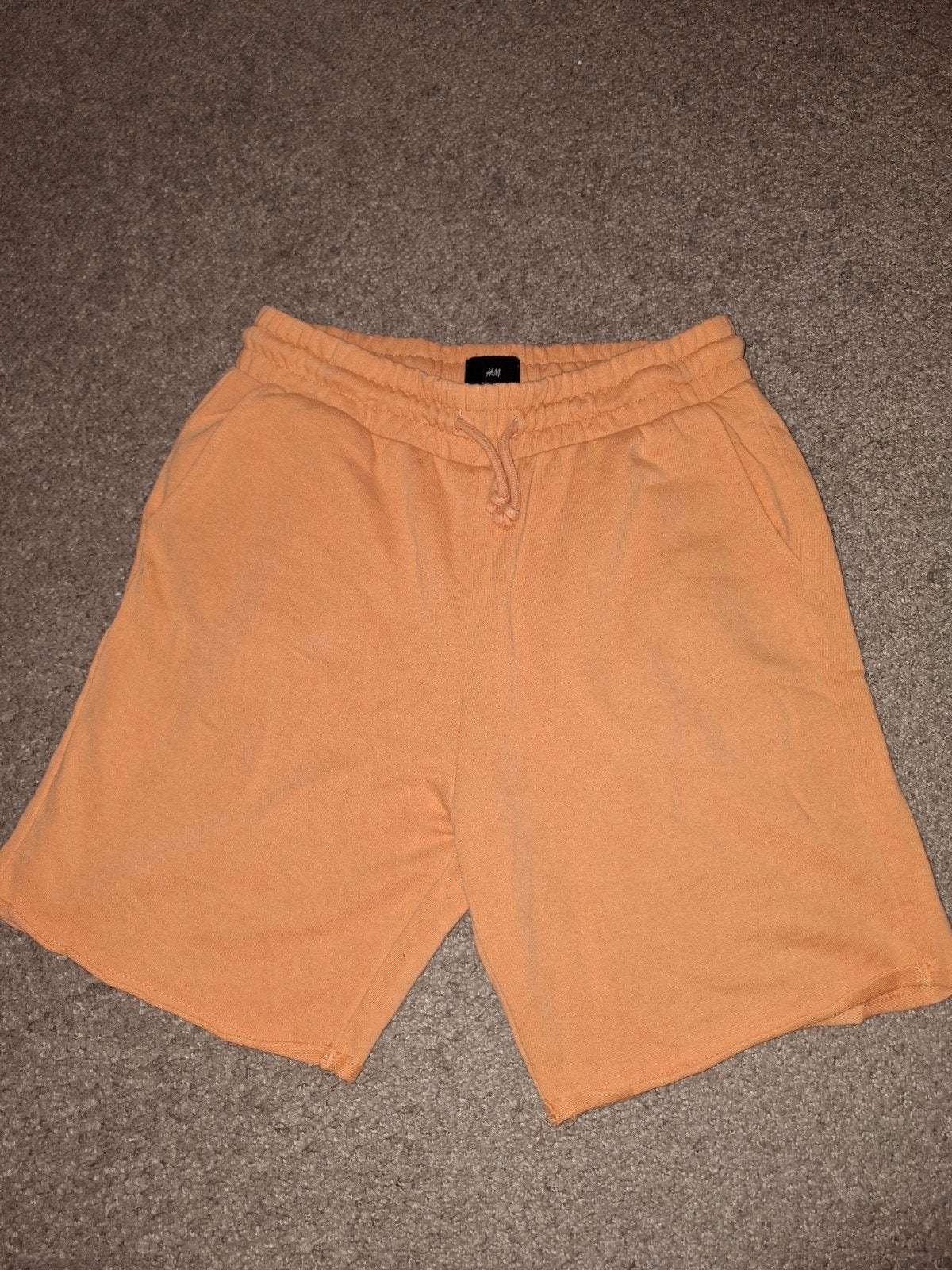 Korte joggingshort maat S 
Korte, Oranje, Ophalen of Verzenden, Zo goed als nieuw, H&M