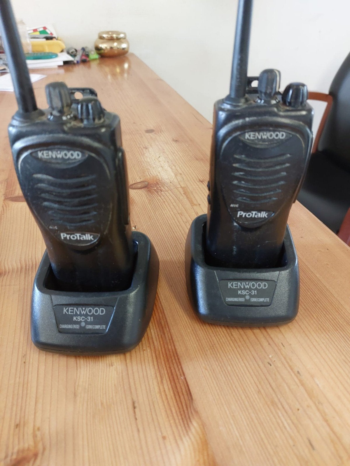 Kenwood ProTalk Portofoons met Opladers en Koffer, Ophalen, Gebruikt