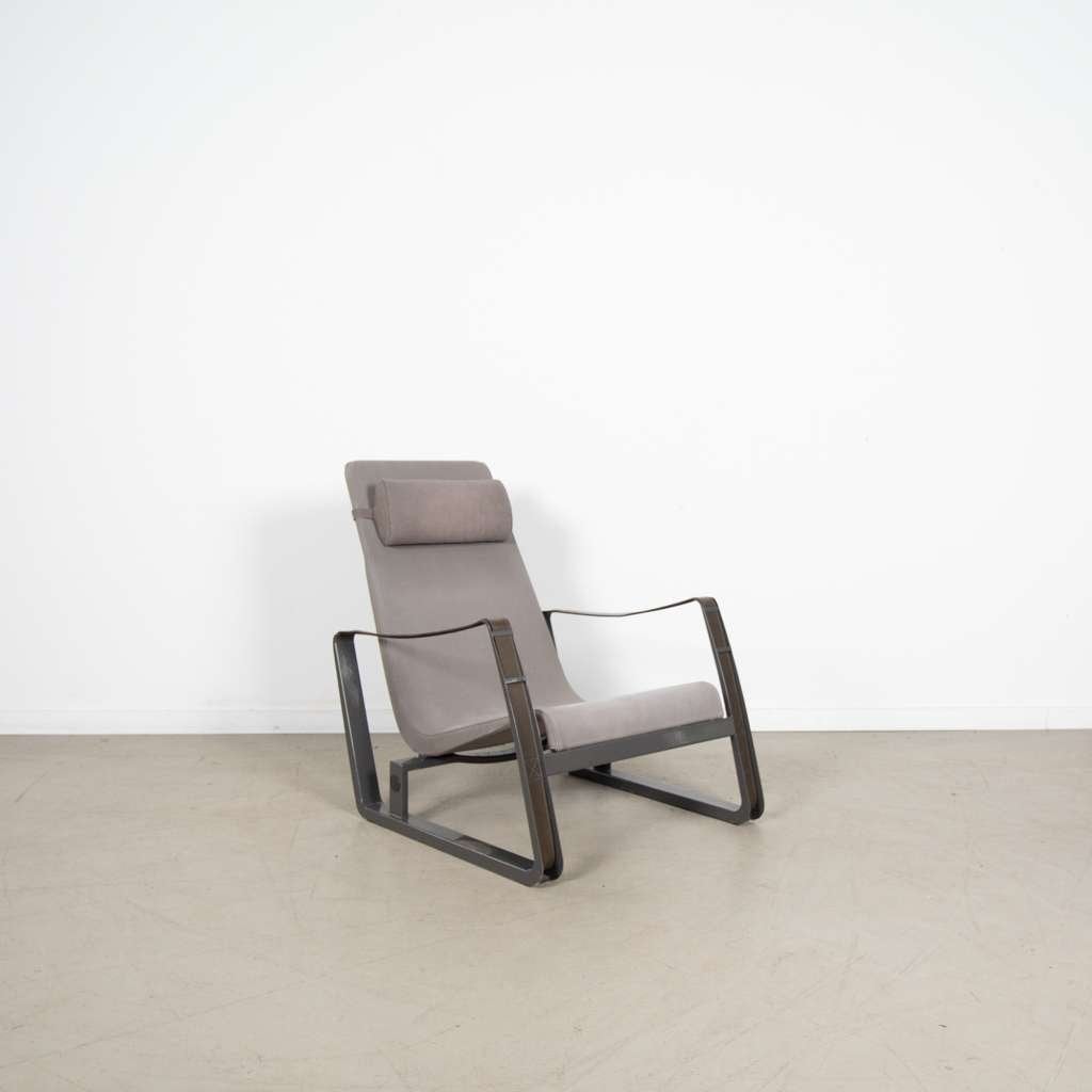 2x Vitra Cité G Star LMTD Edition Fauteuil Grijs Canvas/Leer
