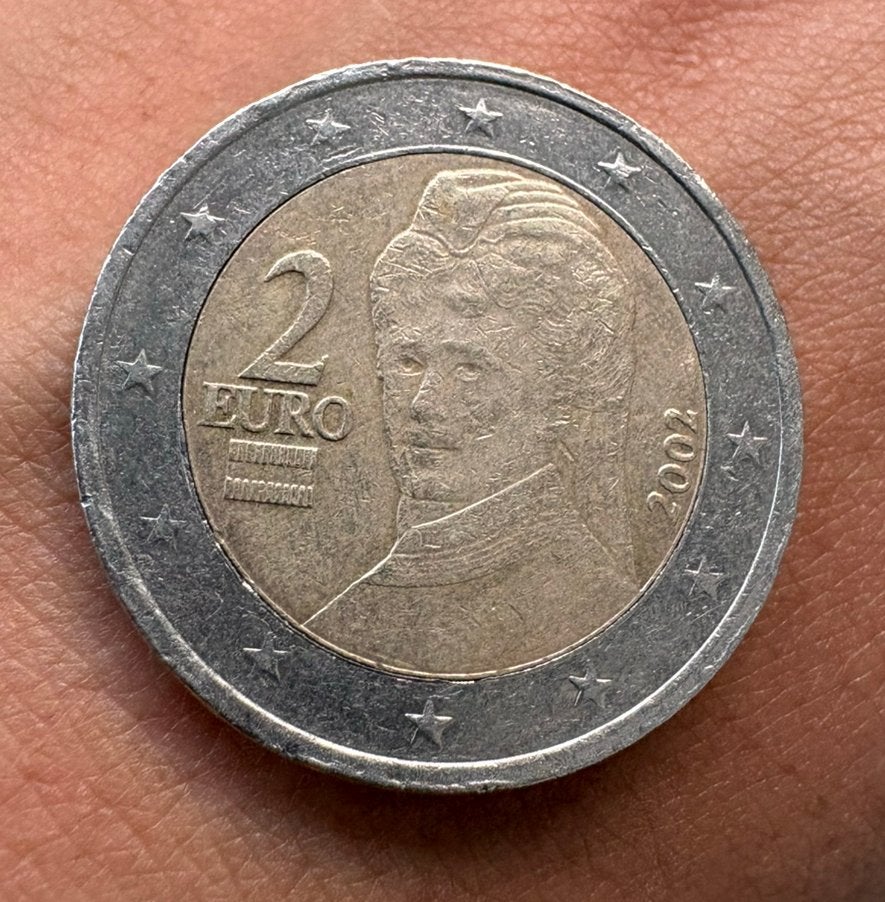 Oostenrijk 2 euromunt 2002, Postzegels en Munten, Munten | Europa | Euromunten, Ophalen of Verzenden, Oostenrijk, 2 euro