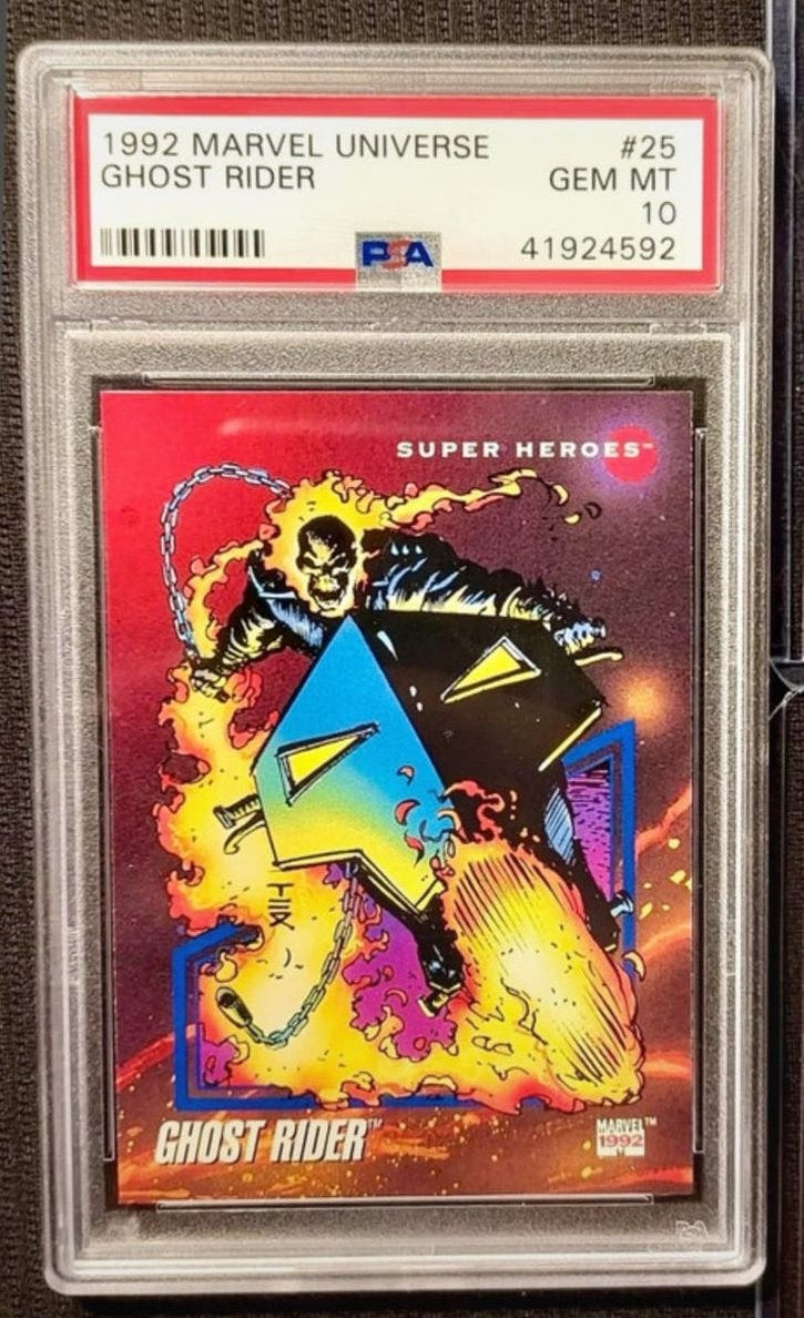 Ghost Rider PSA 10 - Marvel Universe Series 3 - 1992, Ophalen of Verzenden, Zo goed als nieuw
