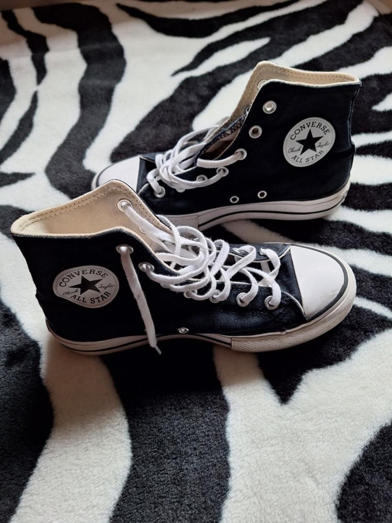 Converse All Star High Top Sneakers Zwart Maat 38, Kleding | Dames, Schoenen, Zwart, Converse, Ophalen of Verzenden, Sneakers of Gympen