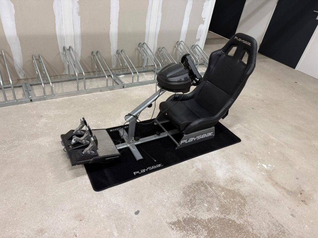 Thrustmaster T300 RS Playseat evolution black, Ophalen, PlayStation 5, Zo goed als nieuw, Playseat of Racestoel