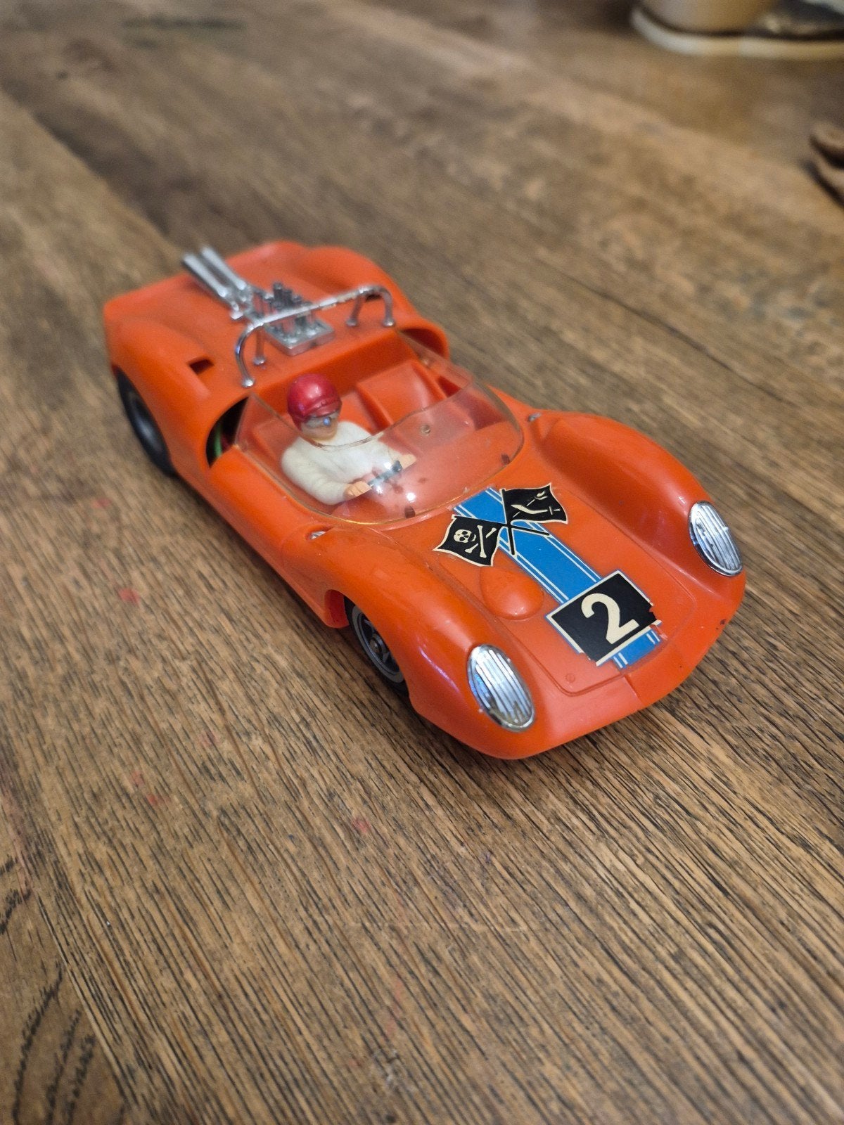Fleischmann Auto Rallye 3210 Slotrace Auto Oranje, Overige merken, Gebruikt, Auto, 1:32 tot 1:50