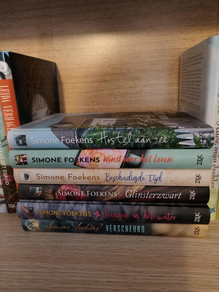6 romans van Simone Foekens, Ophalen, Gelezen