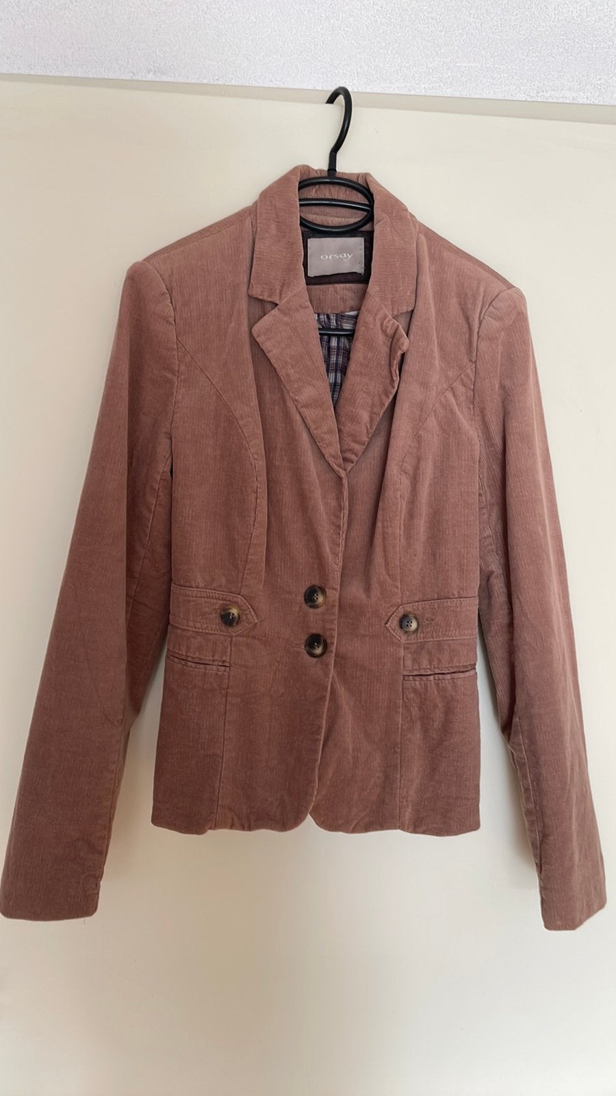 Oud roze blazer, mt 38, zgan!, Maat 38/40 (M), Ophalen of Verzenden, Zo goed als nieuw, Jasje