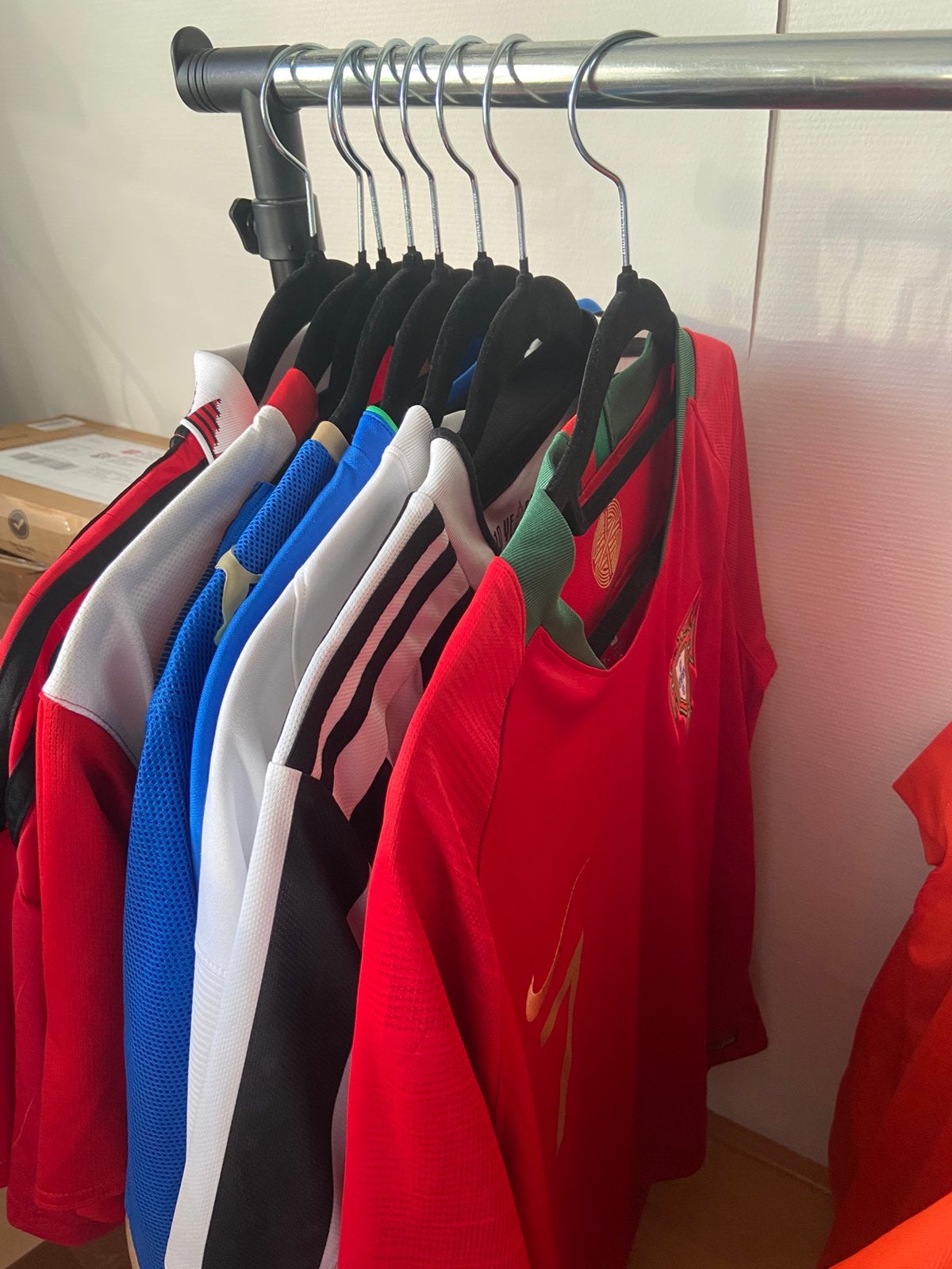 10 voetbalshirt - collectie, Maat L, Ophalen of Verzenden, Zo goed als nieuw, Shirt