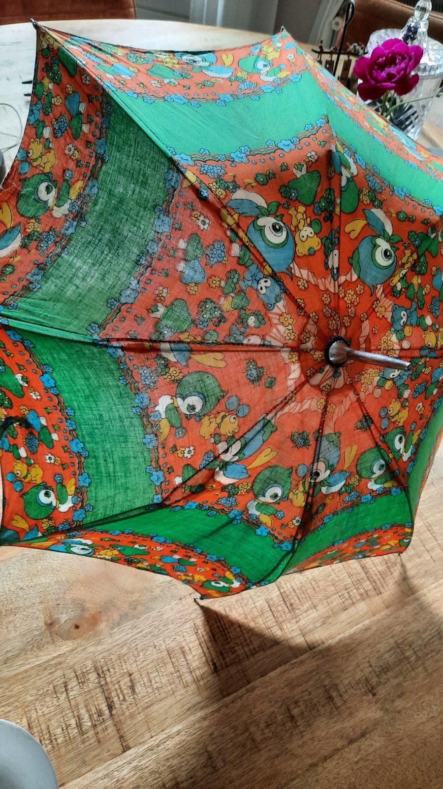 Vintage kinder paraplu parasol, Ophalen of Verzenden