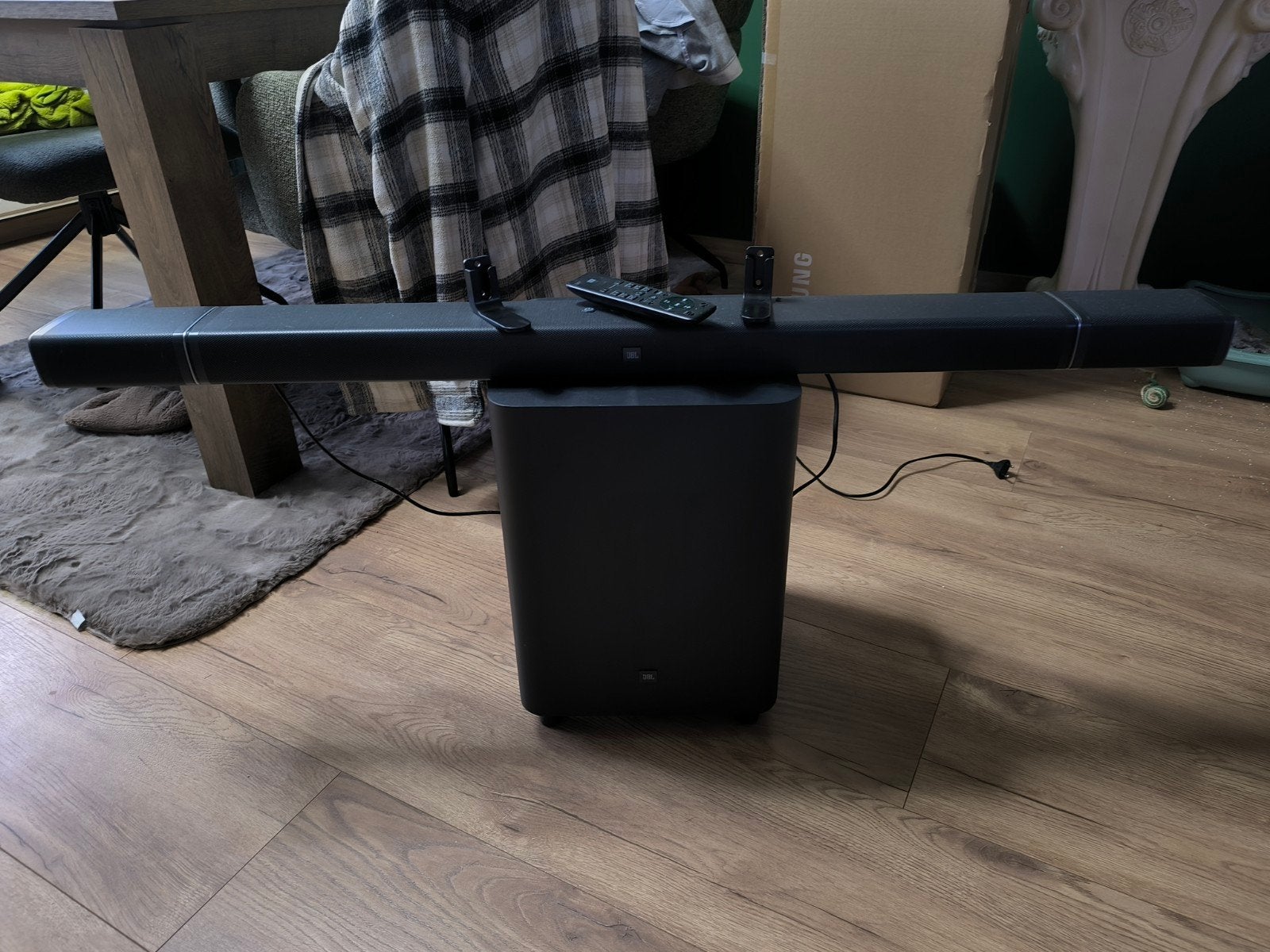 JBL Soundbar 5.1 draadloze subwoofer en afneembare speake, Ophalen, Bluetooth, Gebruikt