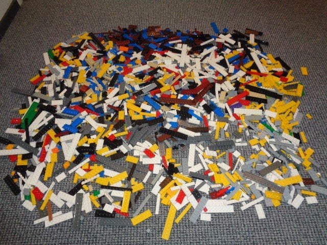 Partij X44=1,7 Kilo Lego plaatjes gemengd, Kinderen en Baby's, Speelgoed | Duplo en Lego, Lego, Lego, Gebruikt, Lego