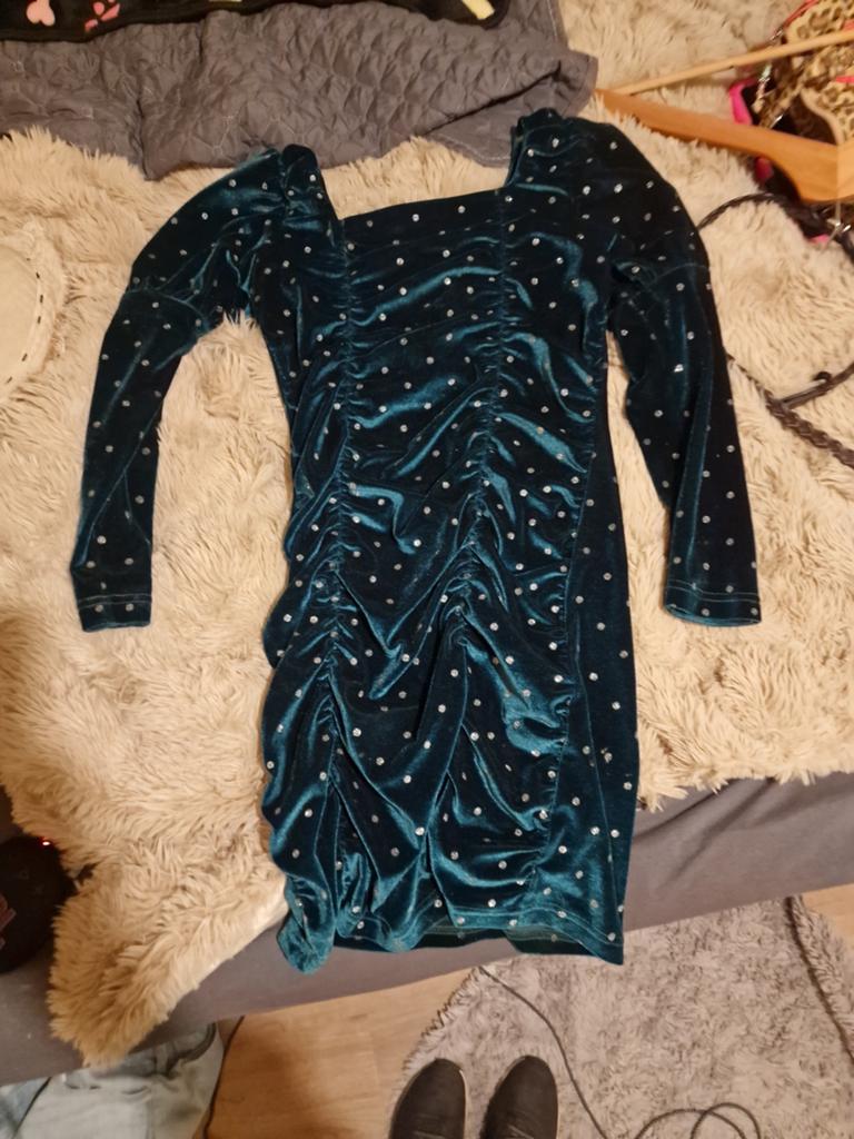 Kerstjurk, Kleding | Dames, Gelegenheidskleding, Ophalen of Verzenden, Zo goed als nieuw, Groen, Overige typen