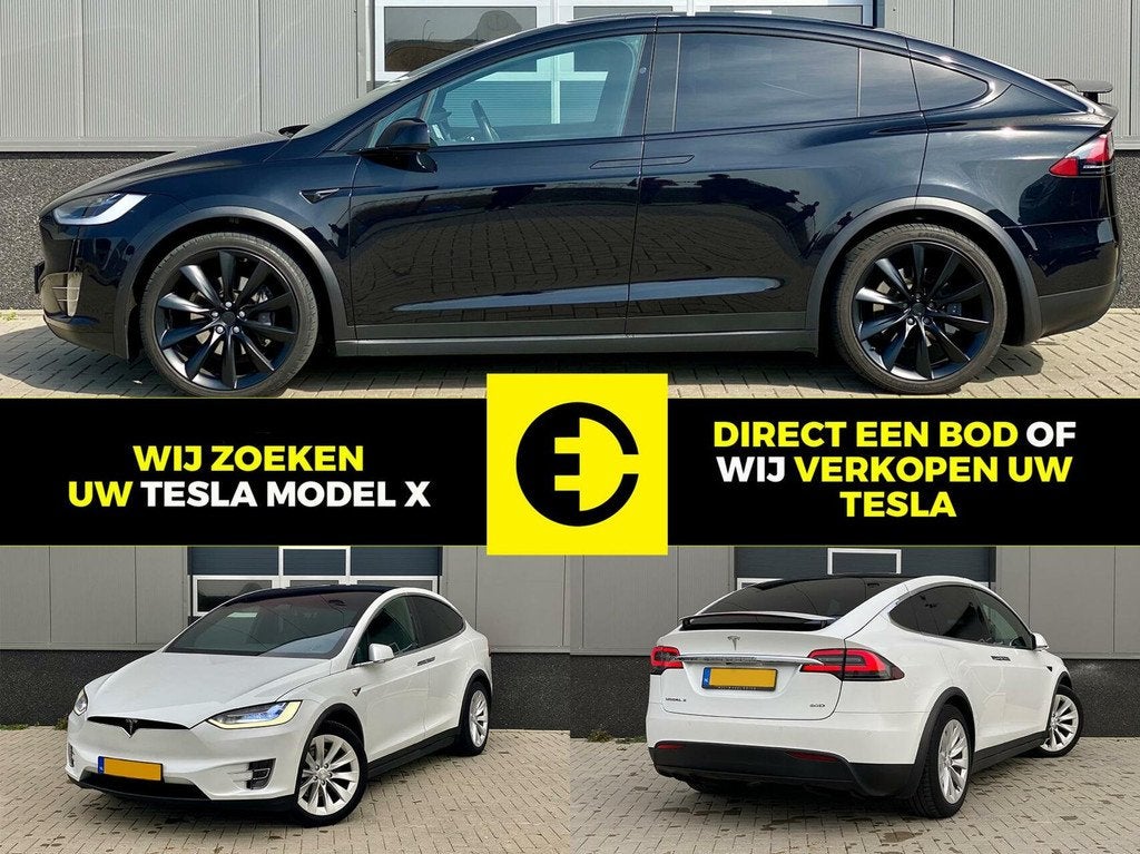 Tesla Model X | Alle uitvoeringen gezocht | Verkoop uw Tesla, Auto's, Tesla, Automaat, Model X, Zwart, 124 €/maand