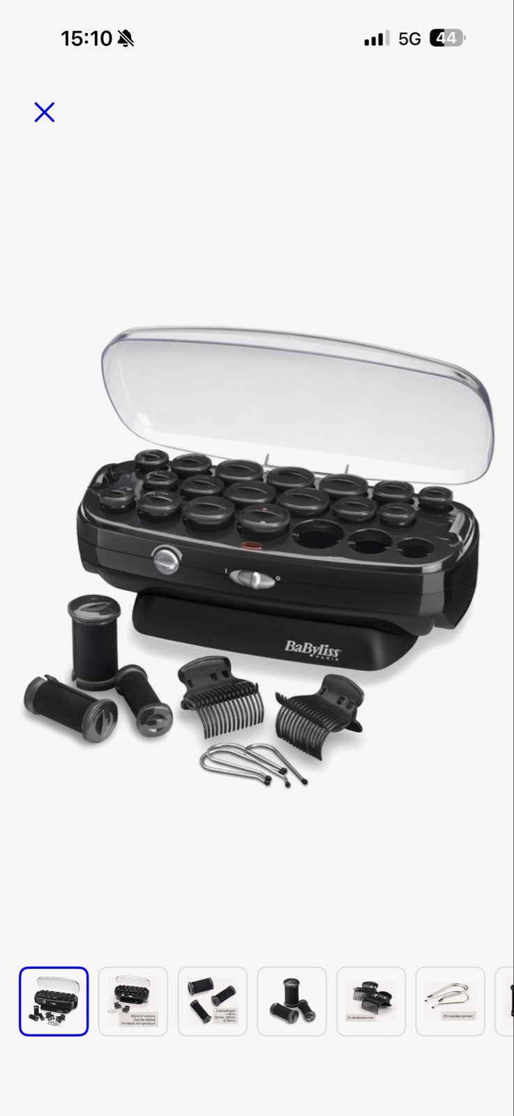 BaByliss Thermo Ceramic Rollers Krulset RS035E - Zo goed als, Ophalen, Zo goed als nieuw, Krultang of Stijltang