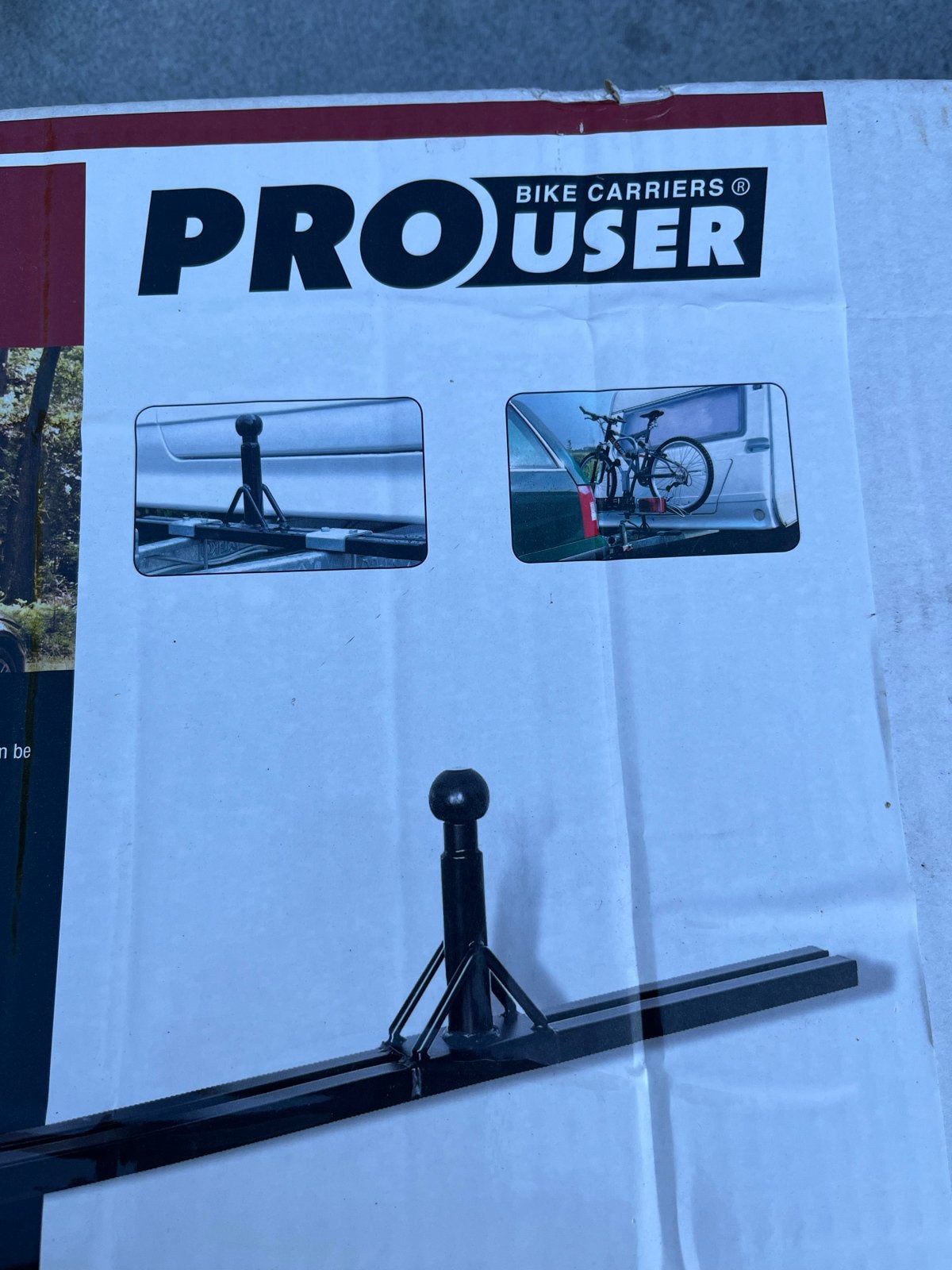 PRO-USER Caravanhulpstuk A-Frame Adapter Fietsendrager, Ophalen of Verzenden, Zo goed als nieuw, Fietsendrager-accessoire, 2 fietsen