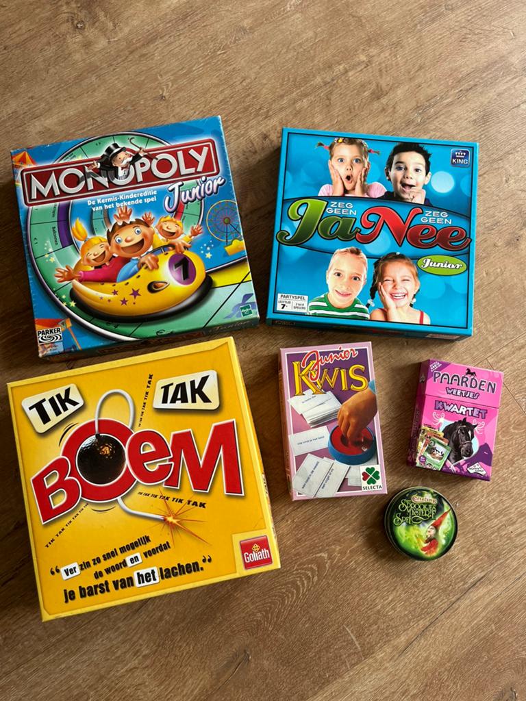 Leuke gezelschapsspellen - compleet en in originele doos, Drie of vier spelers, Ophalen, Gebruikt
