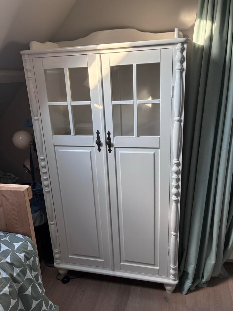 Brocante witte babykast, Ophalen, Gebruikt, 50 tot 100 cm, 150 tot 200 cm