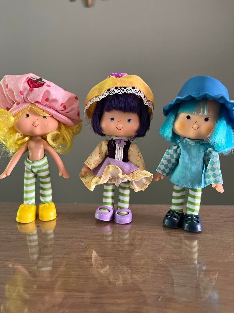 Gave set Strawberry Shortcake poppetjes, Ophalen of Verzenden, Zo goed als nieuw, Overige typen