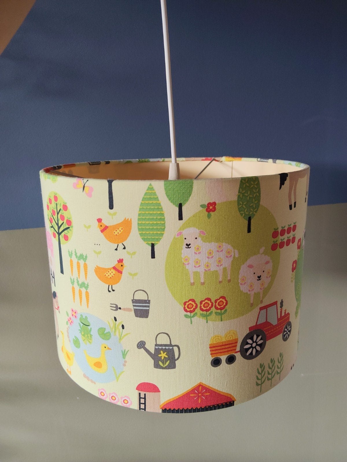 Hanglamp Kinderkamer Babykamer Boerderij Dieren, Kinderen en Baby's, Kinderkamer | Inrichting en Decoratie, Gebruikt, Overige merken