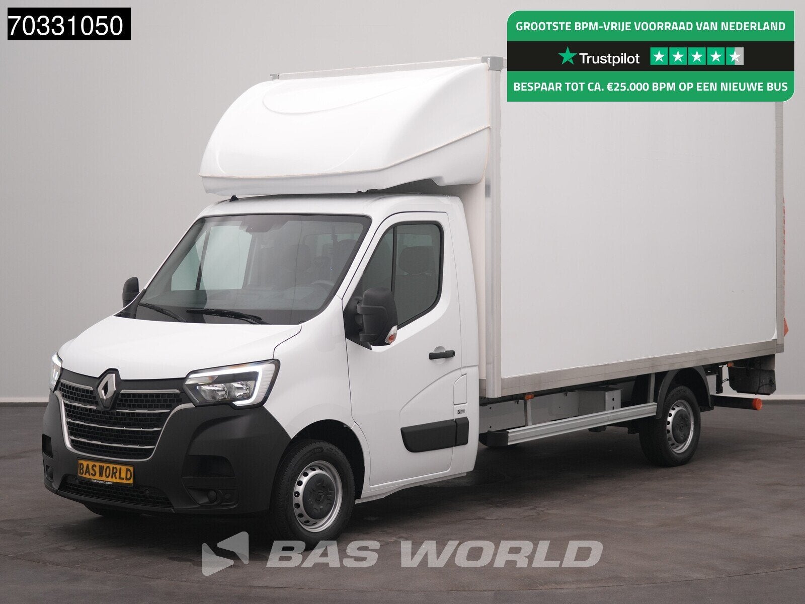 Renault Master 145PK Bakwagen Dhollandia Laadklep Koffer Meu, 145 pk, Stof, Gebruikt, 4 cilinders