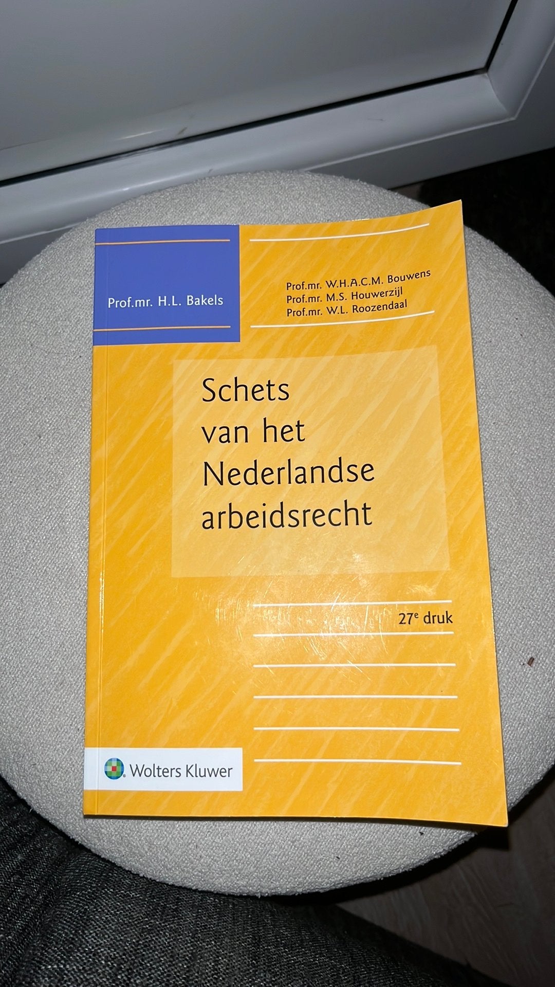 Schets van het Nederlandse arbeidsrecht, Ophalen of Verzenden, Alpha, Zo goed als nieuw, WO
