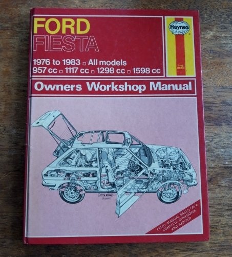 Ford Fiesta Mk 1 XR2 Haynes werkplaats handboek 1976 1983, Ophalen of Verzenden, Gelezen, Ford, Haynes