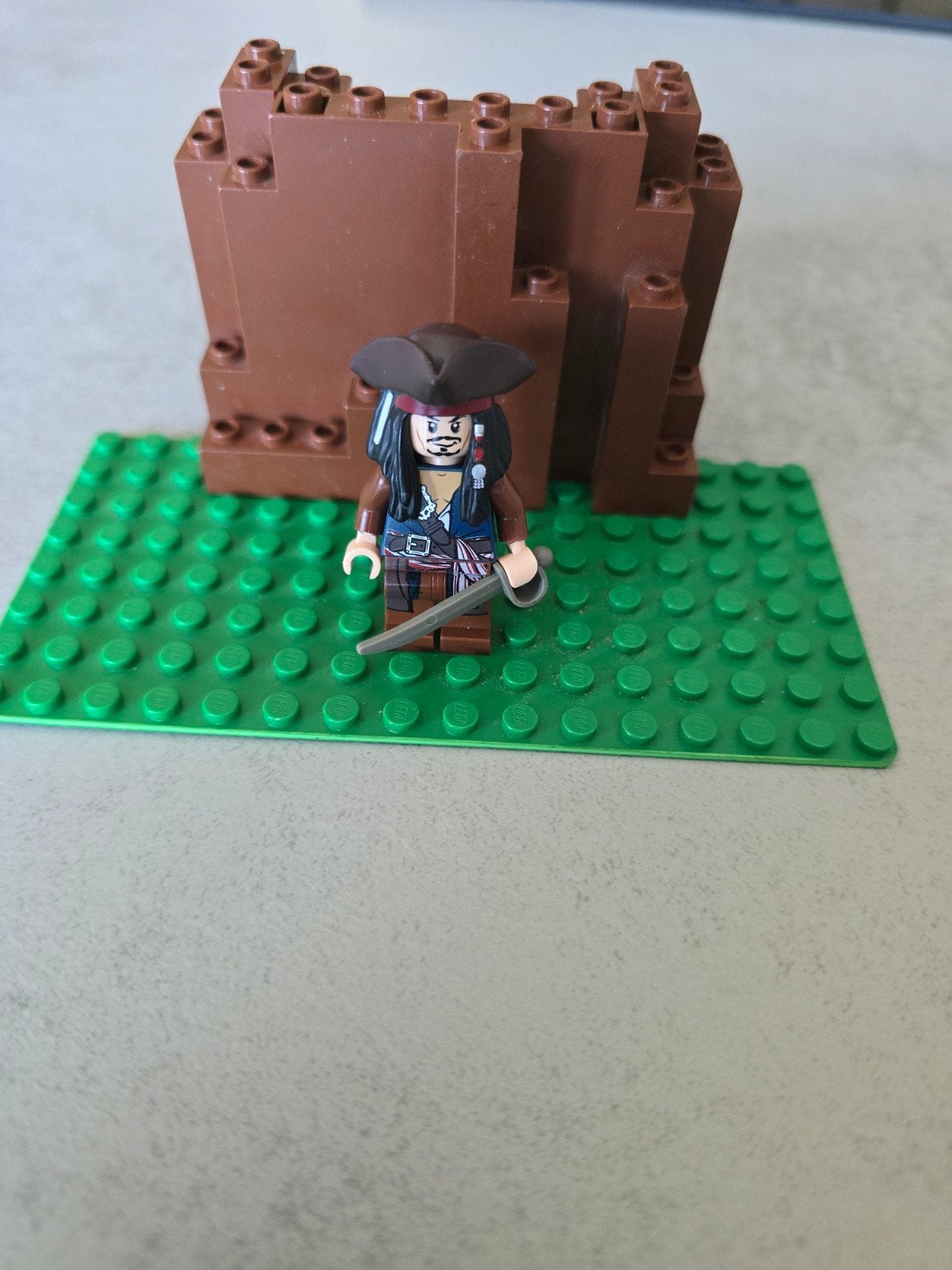 Lego Pirates of the Caribbean Minifigur Captain Jack Sparrow, Lego, Nieuw, Ophalen of Verzenden, Minifiguur