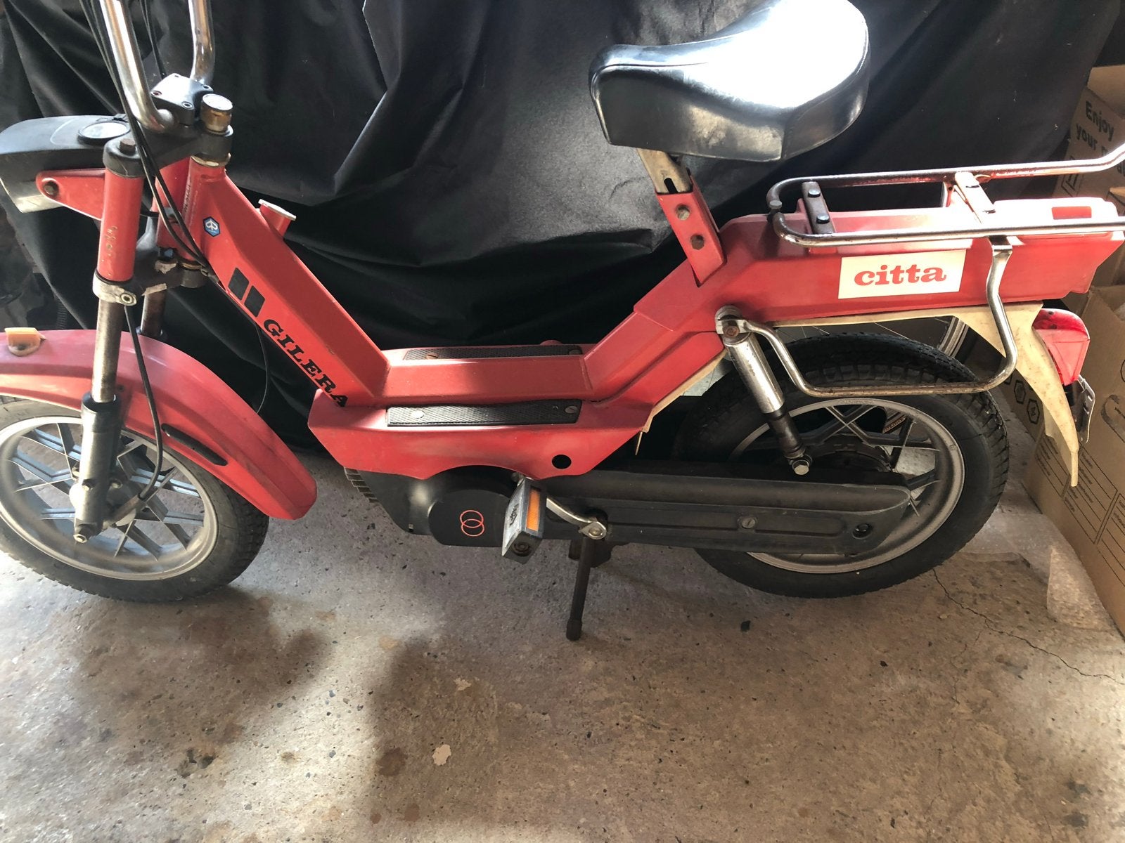 Gilera Citta bromfiets - Klassieke snorfiets met kenteken, Ophalen, Gebruikt