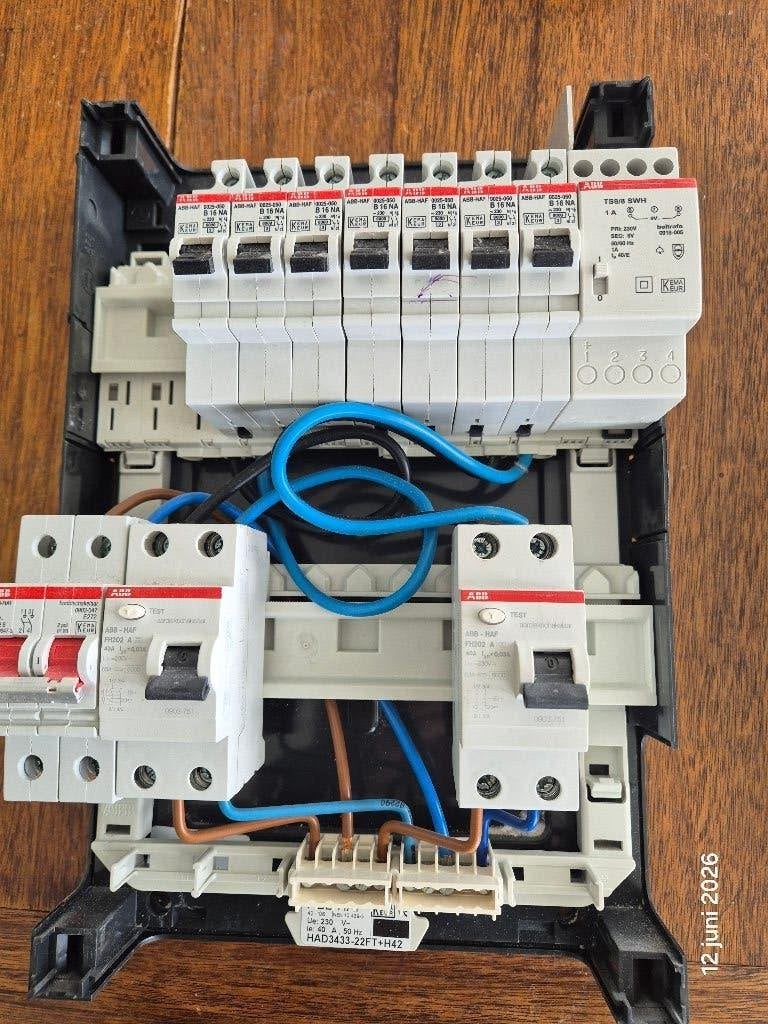 Groepenkast ABB Hafonorm, Doe-het-zelf en Verbouw, Elektra en Kabels, Ophalen of Verzenden, Gebruikt, Overige typen
