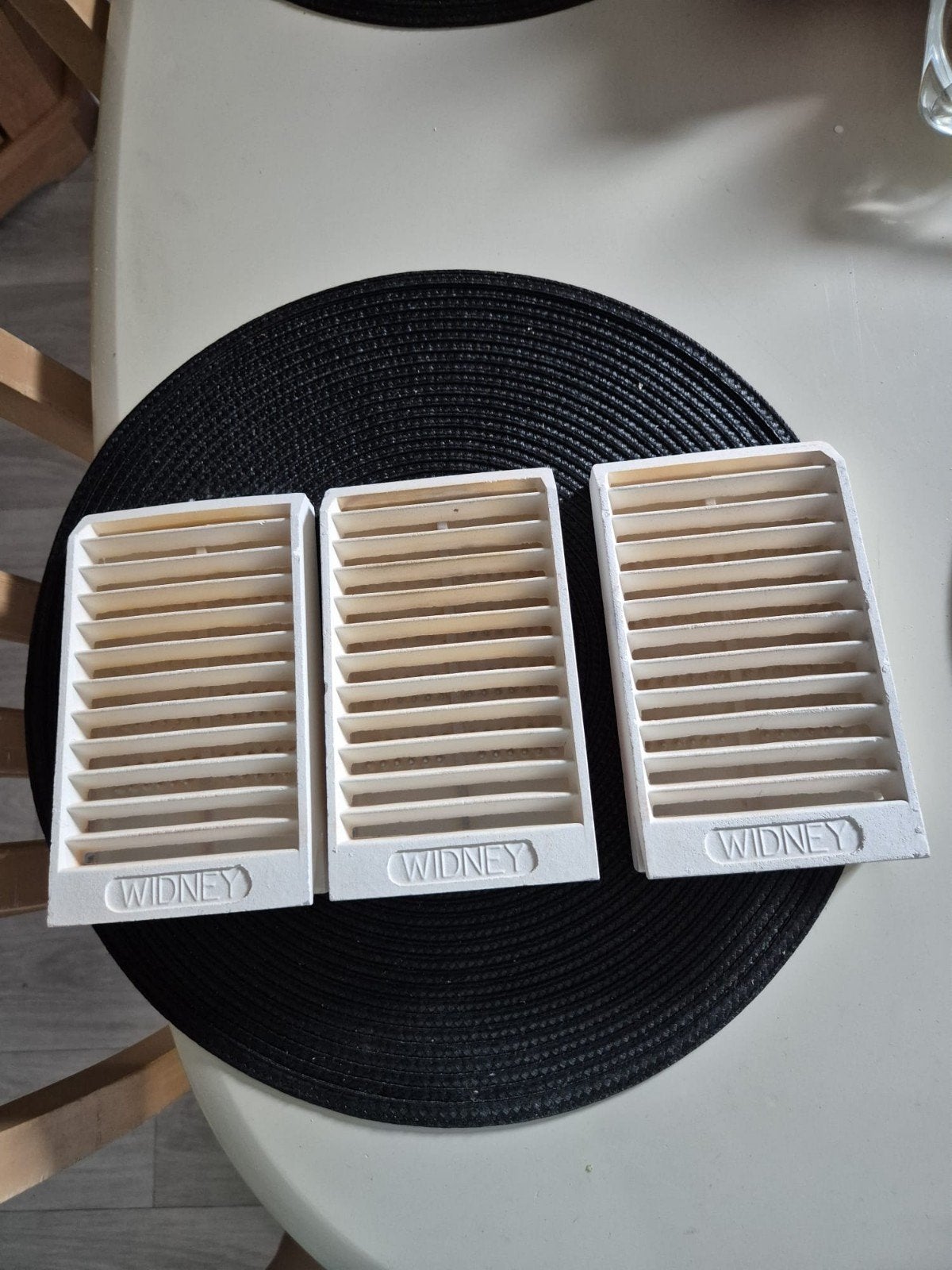 Widney Kachelsteen (3 stuks), Ophalen of Verzenden, Gebruikt, Inzethaard, Overige soorten