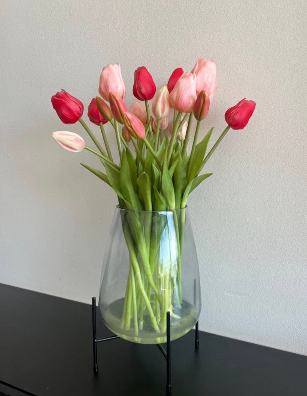 Nep tulpen + gratis vaas, Ophalen, Zo goed als nieuw