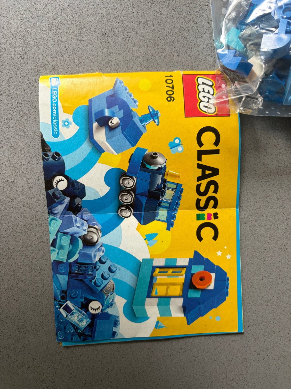 Lego Classic 10706 Blauwe Creatieve Bouwdoos, Gebruikt, Lego, Ophalen of Verzenden, Compleet
