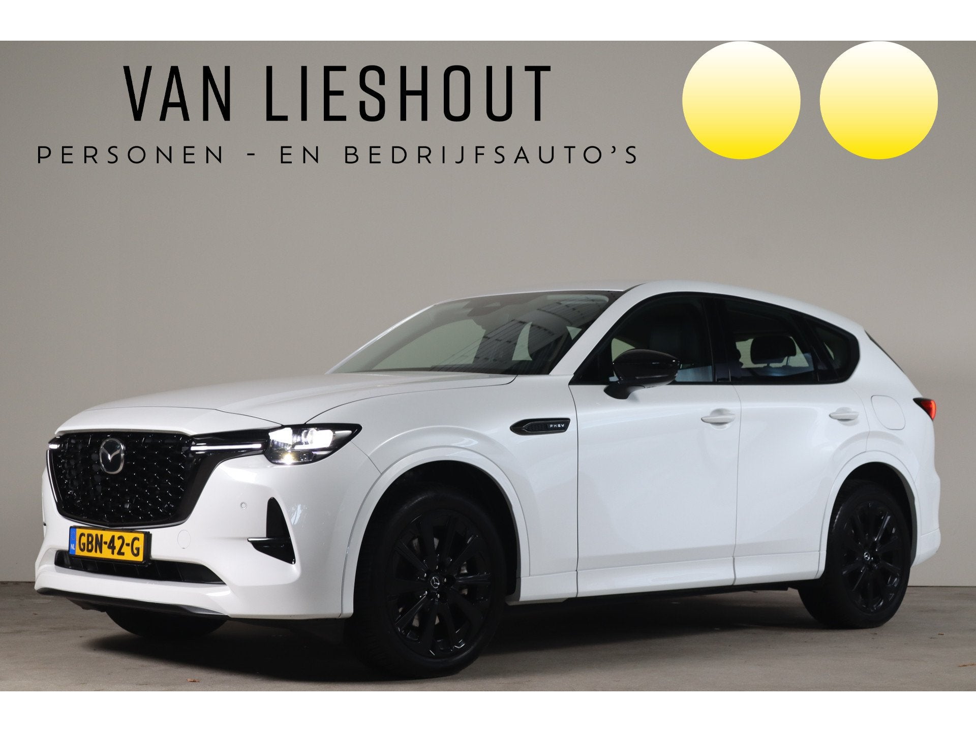 Mazda CX-60 2.5 e-SkyActiv PHEV Homura - NL Auto! Stoelverw+, Auto's, Gebruikt, Euro 6, 4 cilinders, Adaptive Cruise Control