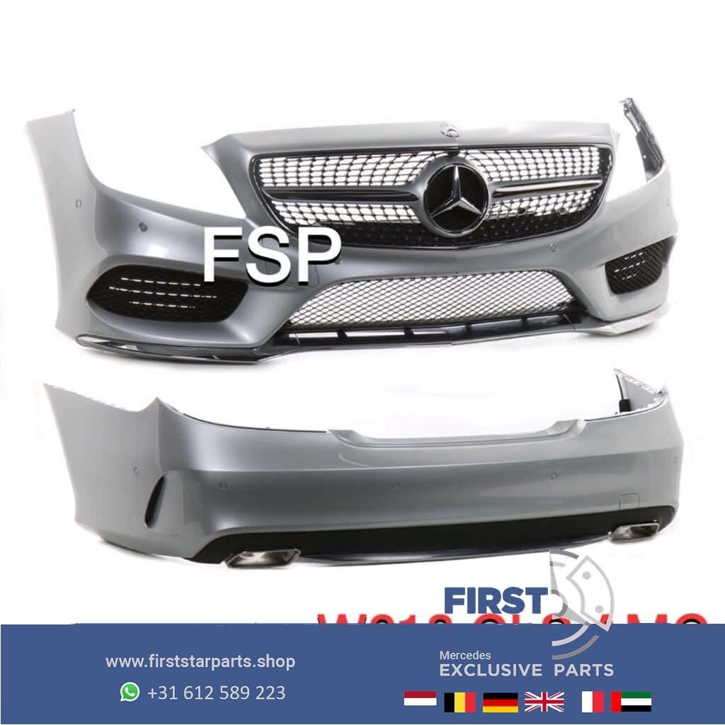 W218 CLS AMG Pakket Origineel Mercedes 2010- Voorbumper + Ac, Gebruikt, -, Ophalen of Verzenden, Bumper