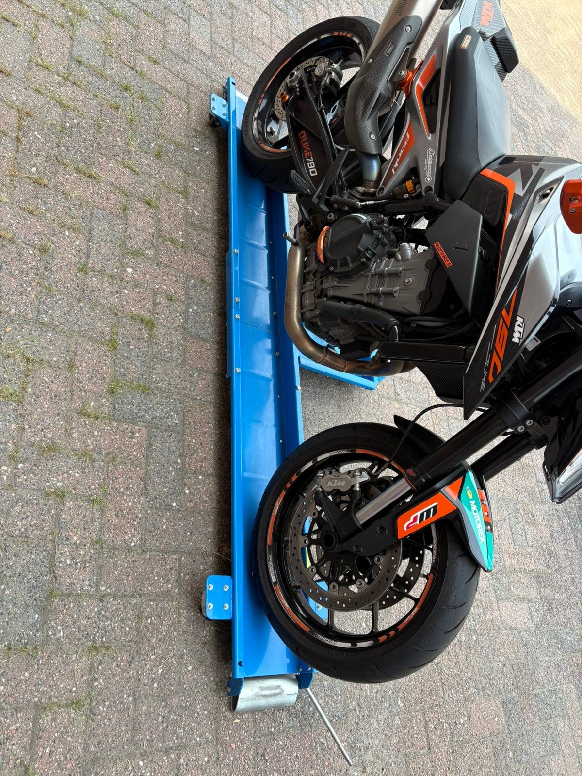mammuth motor mover ( blauw speciaal model ), Motoren, Accessoires | Overige, Ophalen, Zo goed als nieuw
