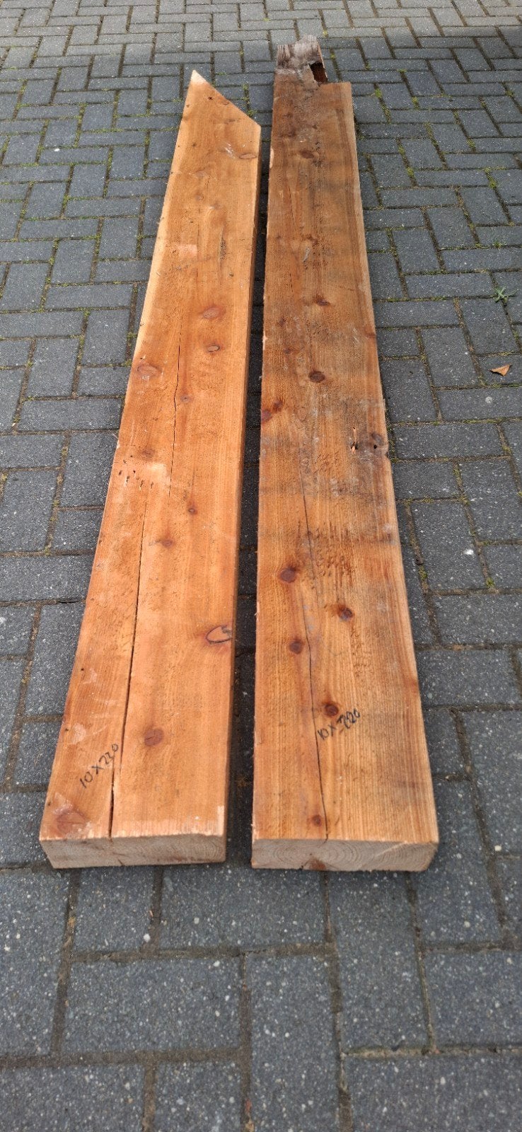 10x220 balken 2x douglas, Ophalen of Verzenden