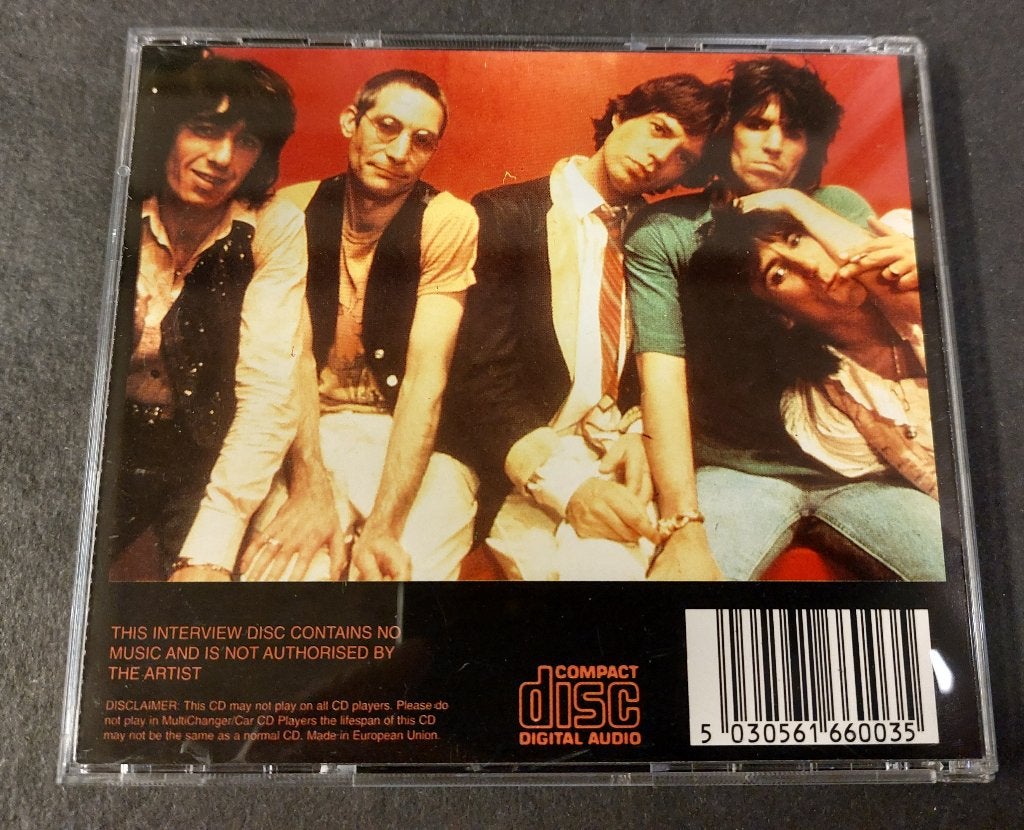 Rolling Stones PICTURE DISC STAR SHAPE CD INTERVIEW, Verzenden, Zo goed als nieuw, Poprock, Speciale editie